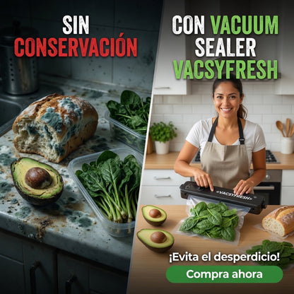Pack VacsyFresh: envasadora+bolsas